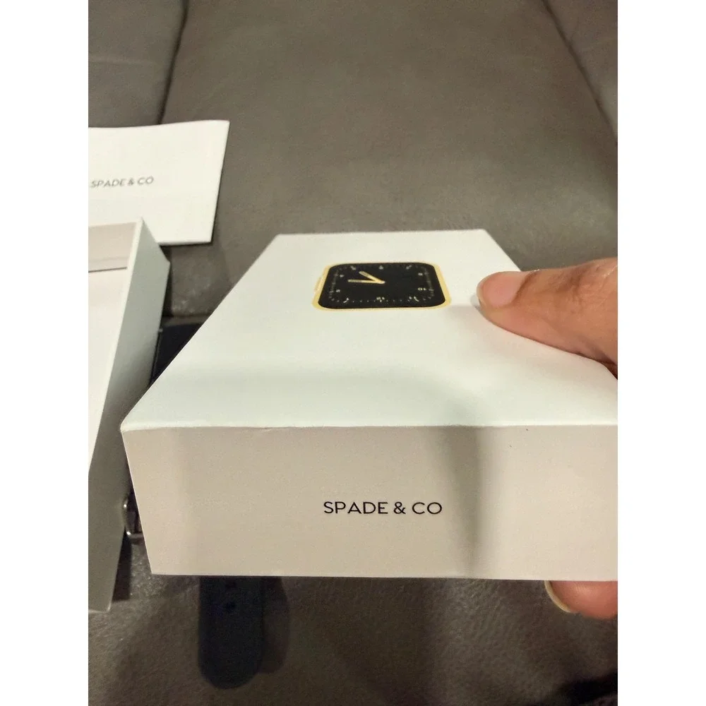 Spade & Co Health Smartwatch 2 Rose Gold Black Fitness Tracker Heart Monitor